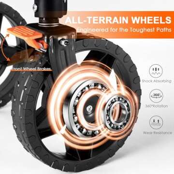 Uyittour 140L Collapsible Wagon - Versatile Utility Cart