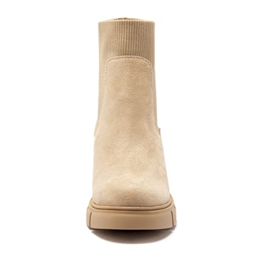 Stylish REDTOP Elastic Chelsea Boots for Women