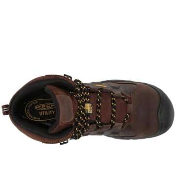 Durable KEEN Utility Men's Dover Boots - Waterproof, Carbon Fiber Toe