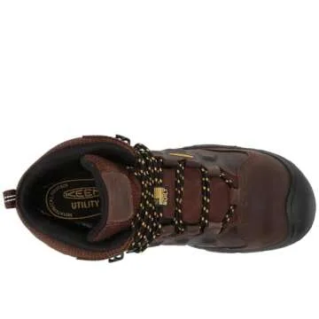 Durable KEEN Utility Men's Dover Boots - Waterproof, Carbon Fiber Toe