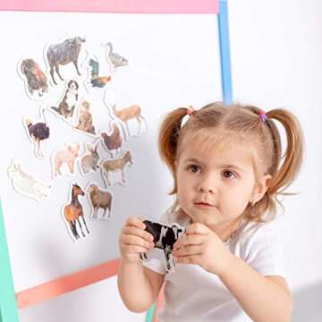 Colorful Educational MAGDUM Fridge Magnets for Toddlers