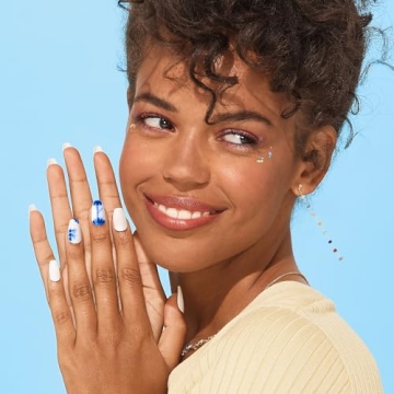 KISS imPRESS Press-On Nails, Tye Dye, 30 Stylish Nails