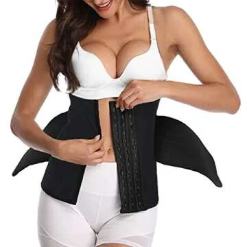 TELALEO Neoprene Sweat Waist Trainer for Weight Loss