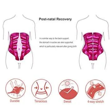 TELALEO Neoprene Sweat Waist Trainer for Weight Loss