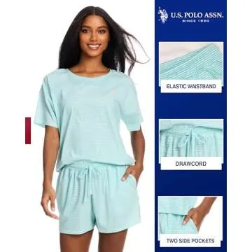 U.S. Polo Assn. Women’s Summer Pajamas Set - Stylish Comfort