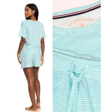 U.S. Polo Assn. Women’s Summer Pajamas Set - Stylish Comfort
