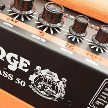 Orange Crush Bass 50W Bass Guitar Combo Amp, Orange