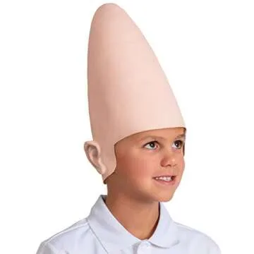 Skeleteen Alien Cone Bald Head - Fun Costume Accessory for Everyone