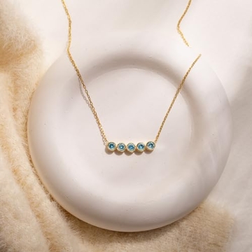 Elegant Birthstone Necklace for Moms and Family