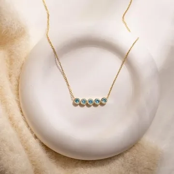 Elegant Birthstone Necklace for Moms and Family