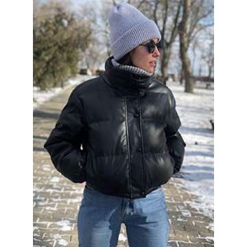 Stylish GZDMFS Women's Quilted Lightweight Jacket for Winter