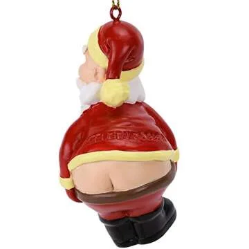 Funny Mooning Santa Claus Ornament for Christmas Trees
