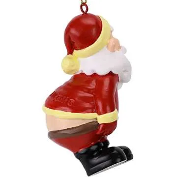 Funny Mooning Santa Claus Ornament for Christmas Trees