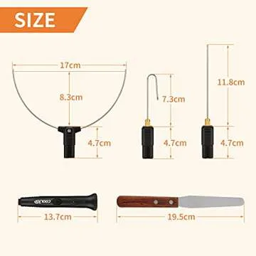 Cooltop Hot Wire Foam Cutter kit, 18W Styrofoam Knife Cutter Electric Hot Wire Foam Cutting Tool, Heated Foam Carving Knife Kit with Cleaning Pen