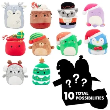 Squishmallows Original 5-Inch Mystery Box 5 Pack - Official Jazwares Plush - Collectible Soft & Squishy Mini Stuffed Animal Toy - Add to Your Squad - Gift for Kids, Girls & Boys