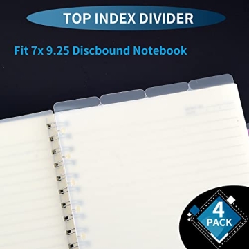 Durable Classic Size Planner Dividers for Custom Notebooks