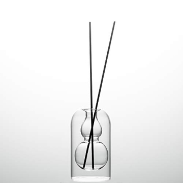 Elegant Glass Reed Diffuser Set for Essential Oils - 2pcs