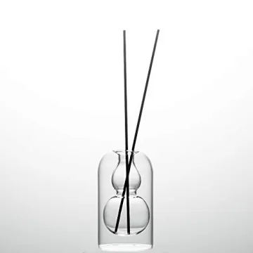 Elegant Glass Reed Diffuser Set for Essential Oils - 2pcs