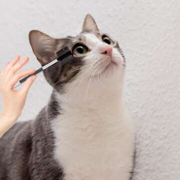 Premium Double Head Pet Tear Comb for Dogs and Cats