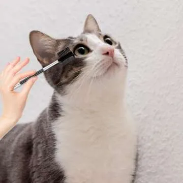 Premium Double Head Pet Tear Comb for Dogs and Cats