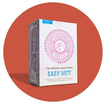 The Original Drawstring Baby Mosquito Net for Strollers, Car Seats, Bassinets and Carriers - Ultra F...