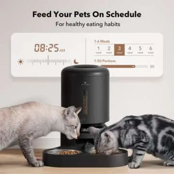 PETLIBRO Cat Feeder with Camera and Dual Bowls