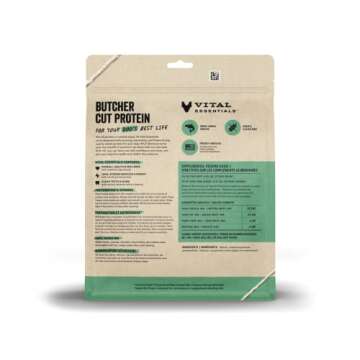 Vital Essentials Freeze Dried Raw Protein Mix-in Dog Food Topper, Salmon Mini Nibs Topper for Dogs, ...