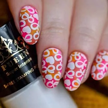 PUEEN Super Intense Nail Polish for Nail Stamping Nail Color Lacquer - Set of 12 Colors -BH000934