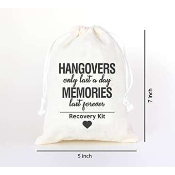 Hangover Bags - 10pc Favor Bags for Memorable Events