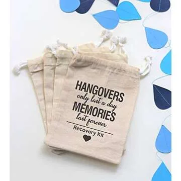 Hangover Bags - 10pc Favor Bags for Memorable Events