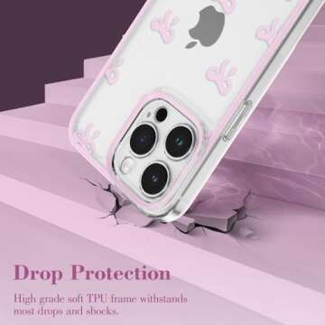 EYZUTAK Cute Bowknot Case for iPhone 12 Pro Max