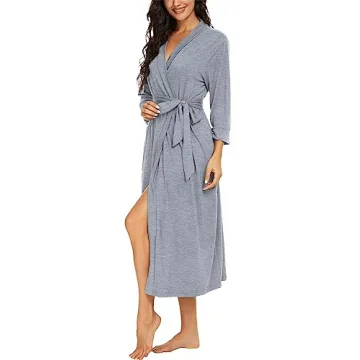 VINTATRE Lightweight Knit Bathrobe for Ladies