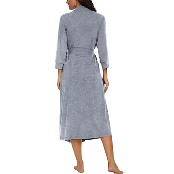 VINTATRE Lightweight Knit Bathrobe for Ladies