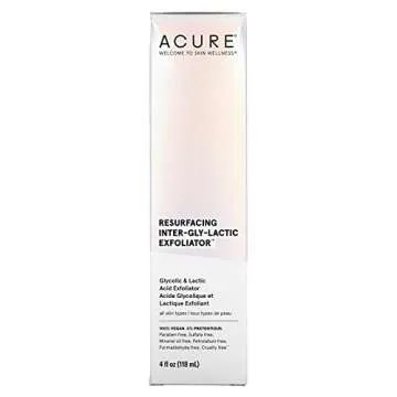 Acure Resurfacing Inter-gly-lactic Exfoliator - Gentle Facial Exfoliation with Glycolic & Lactic Aci...