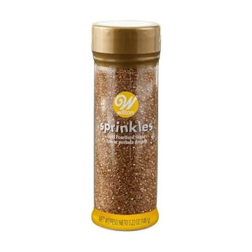 Wilton Gold Sugar Sprinkles for Elegant Baking