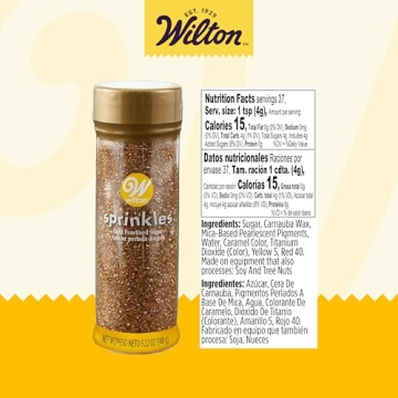 Wilton Gold Sugar Sprinkles for Elegant Baking