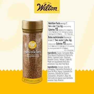 Wilton Gold Sugar Sprinkles for Elegant Baking