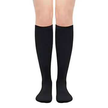 Black Knee High Socks for Women - Stylish Comfort