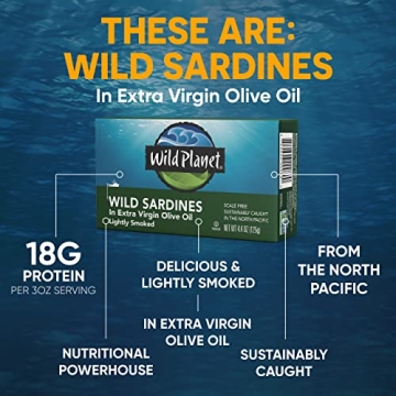 Wild Planet Wild Sardines in EVOO - Sustainably Caught