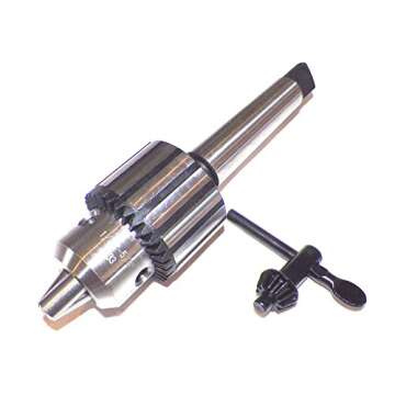 1/32"- 5/8" Heavy Duty Drill Chuck with Chuck Key and MT2 Shank (Morse Taper No. 2)