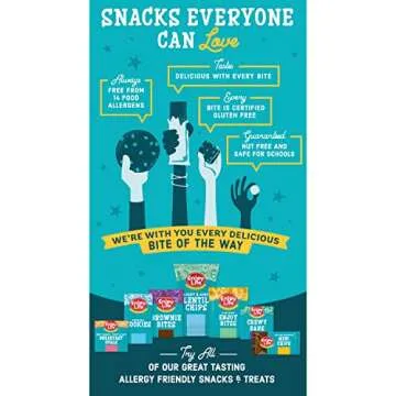 Enjoy Life Snickerdoodle Soft Baked Cookies, Gluten Free, School Safe, Non GMO, Dairy Free, Soy Free, Vegan, Nut Free Cookies, 6 oz Box