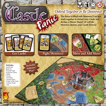 Castle Panic Cooperative Board Game for Family Game Night