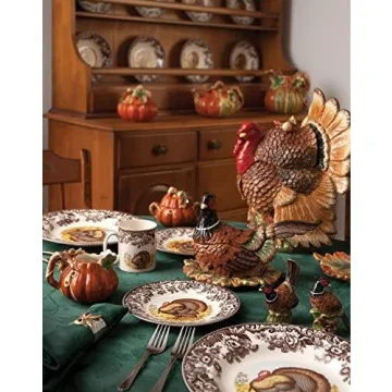Spode Woodland Dinner Plate - Turkey Design for Holidays