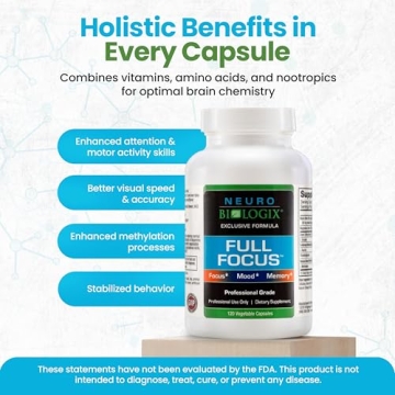 Neurobiologix Full Focus Brain Supplement 120 Capsules