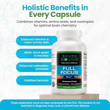 Neurobiologix Full Focus Brain Supplement 120 Capsules