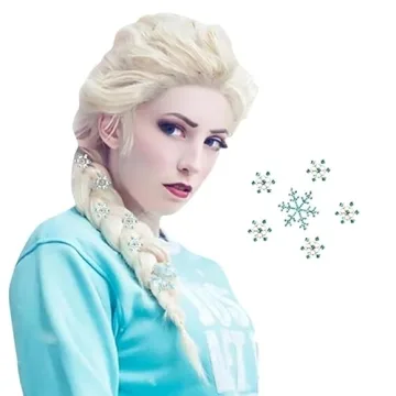 Stunning ANOGOL Princess Braided Wig for Cosplay Fun