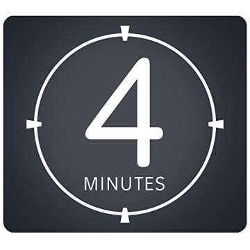 Tommee Tippee Microwave Steam Sterilizer for Baby Bottles and Accessories, Kills Viruses and 99.9% of Harmful Microbes, 4-Minute Sterilisation Cycle