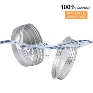 Aluminum Tin Cans, 24PCS 2 Oz Metal Round Containers Screw Lid Empty Small Travel Tins for Candles, Salve, Cosmetics