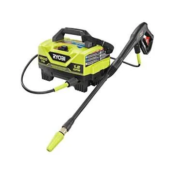 RYOBI 1800 PSI Cold Water Electric Pressure Washer - Ideal for Home Cleaning and Maintenance