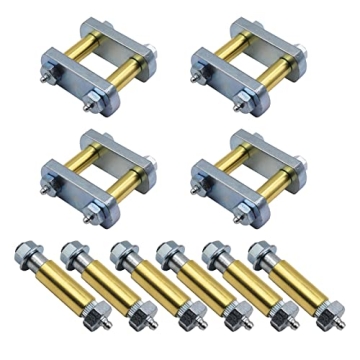 LOSTAR Heavy Duty Shackle Upgrade Kit for CRE3000, Stock and Equaflex 2.25" Shackles